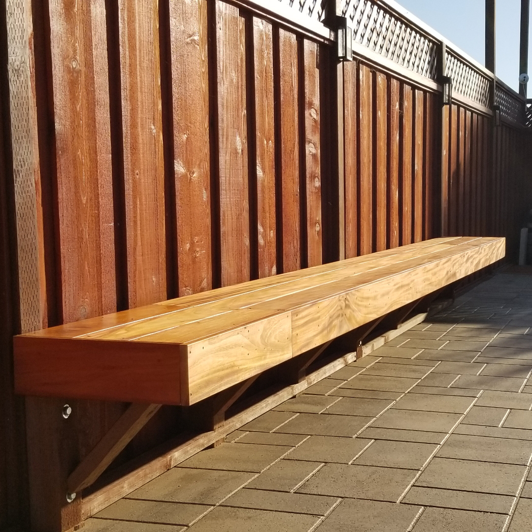 Outdoor Wooden Bench