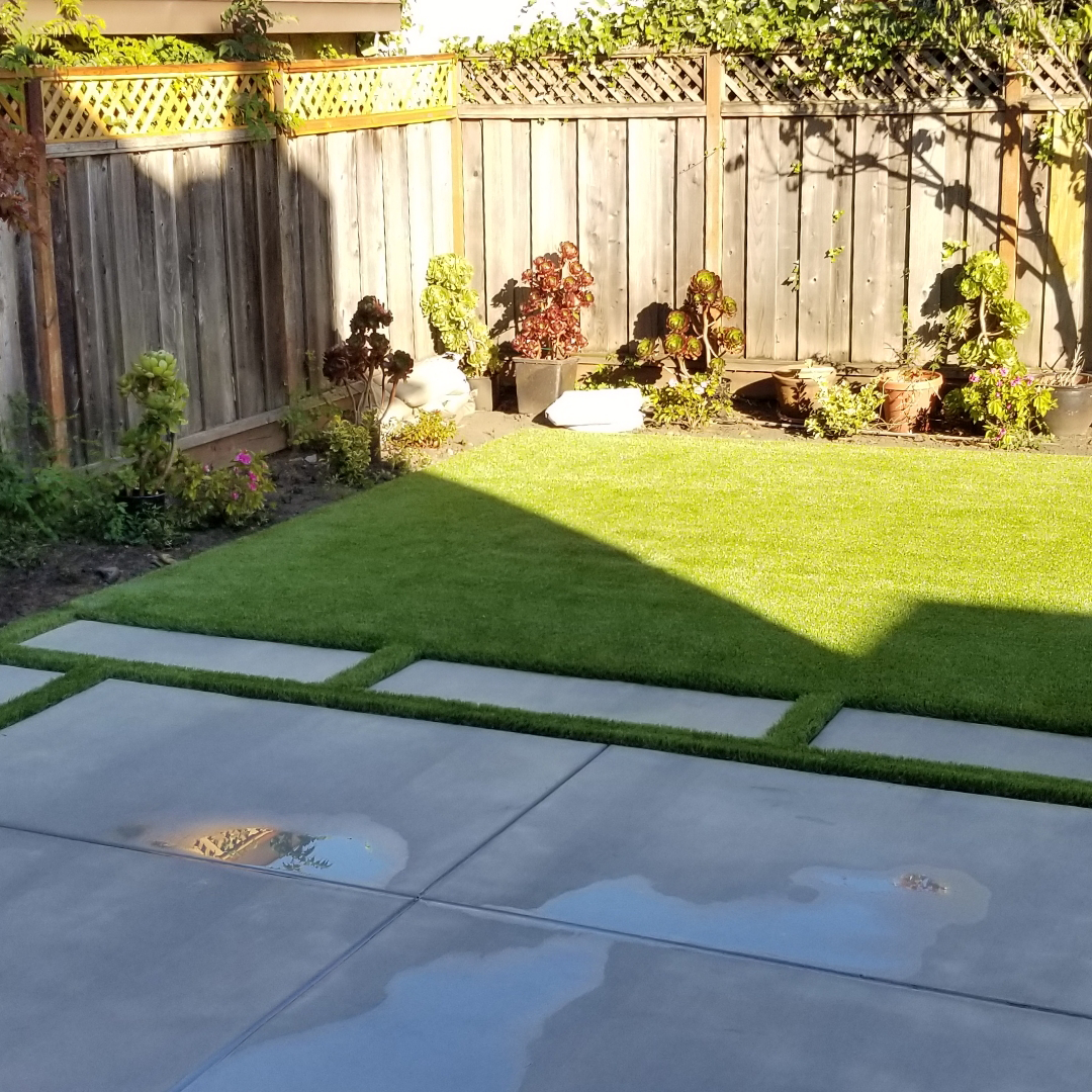 Artificial Grass with Garden