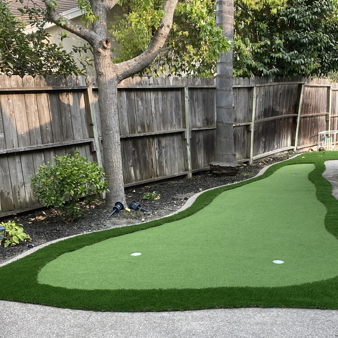 Backyard Mini Golf Course with Trees